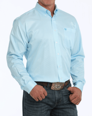 Men TENCEL Classic Fit Button-Down Western Shirt