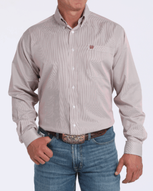 Men s TENCEL  Classic Fit Button-Down Western Shirt