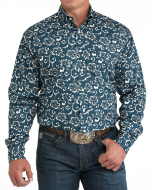 Men s Classic Fit Button-Down Western Shirt