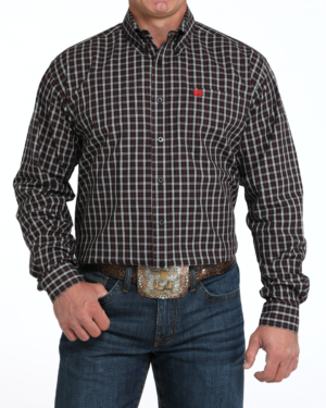 Men s Stretch Classic Fit Button-Down Western Shirt