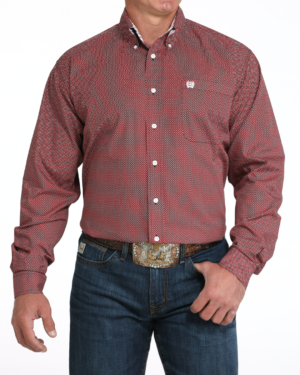 Men s Classic Fit Button-Down Western Shirt