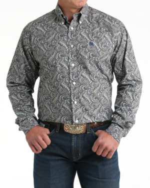 Men s Classic Fit Button-Down Western Shirt