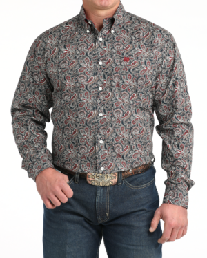 Men s Classic Fit Button-Down Western Shirt