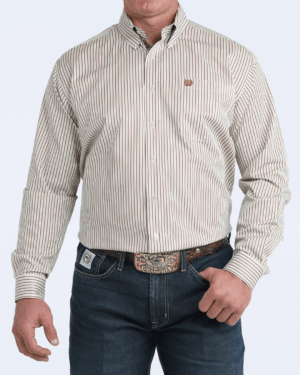 Men TENCEL Classic Fit Button-Down Western Shirt