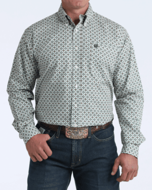 Men s Classic Fit Button-Down Western Shirt