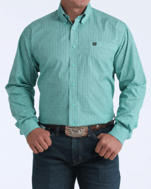 Men s Classic Fit Button-Down Western Shirt