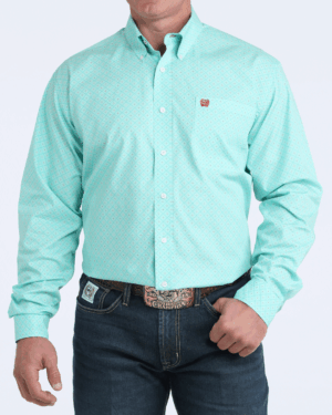 Men s Classic Fit Button-Down Western Shirt