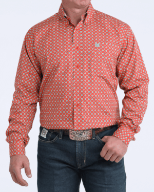 Men s Classic Fit Button-Down Western Shirt