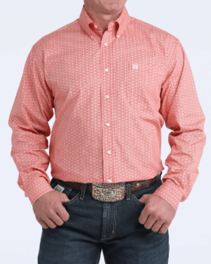 Men s Classic Fit Button-Down Western Shirt