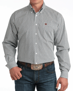 Men s Classic Fit Button-Down Western Shirt