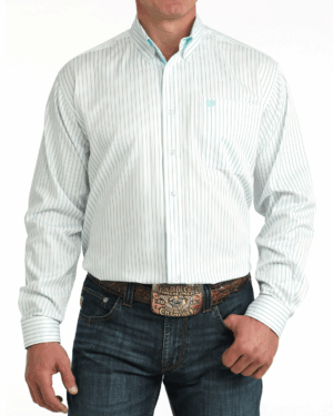 Men TENCEL Classic Fit Button-Down Western Shirt