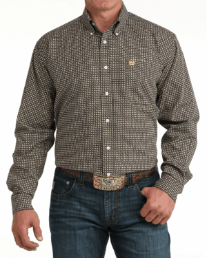 Men s Classic Fit Button-Down Western Shirt