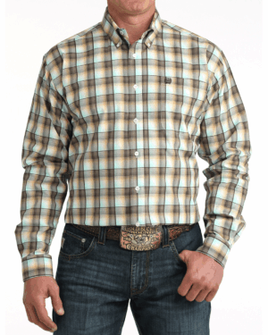Men s Classic Fit Button-Down Western Shirt