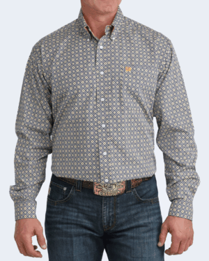 Men s Classic Fit Button-Down Western Shirt