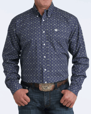 Men s Classic Fit Button-Down Western Shirt