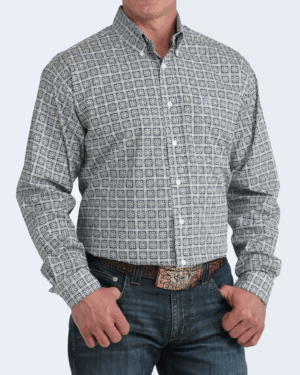 Men s Classic Fit Button-Down Western Shirt