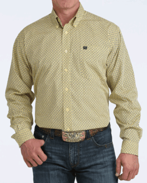 Men s Classic Fit Button-Down Western Shirt
