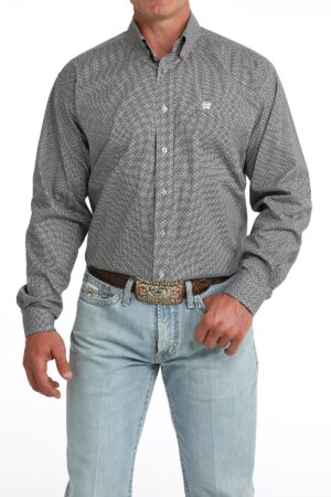 Men s Stretch Classic Fit Button-Down Western Shirt