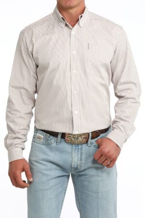 Men Modern Fit Button-Down Western Shirt
