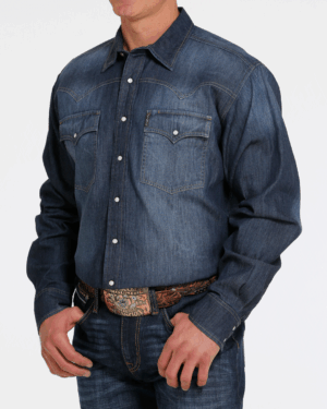 Men s Classic Fit Snap Front Western Shirt