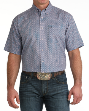 Men Arenaflex Button-Down Western Shirt