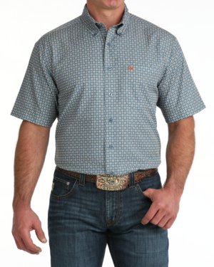 Men Arenaflex Button-Down Western Shirt