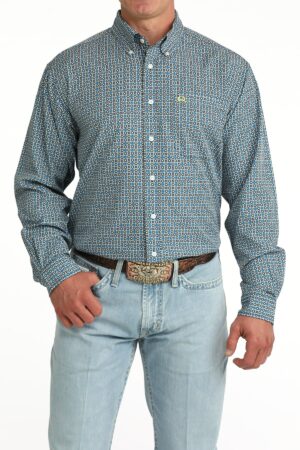 Men Arenaflex Button-Down Western Shirt