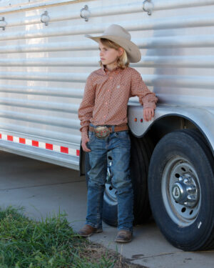 Boy s Button-Down Western Shirt