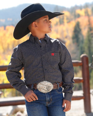 Boy s Button-Down Western Shirt