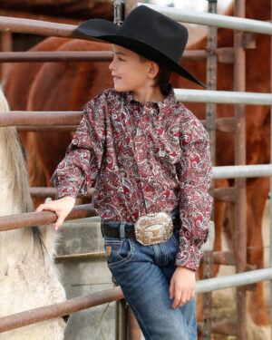 Boy s Button-Down Western Shirt