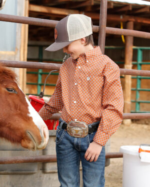 Boy s Button-Down Western Shirt