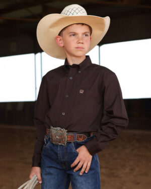 Boy s Button-Down Western Shirt