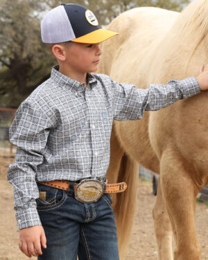 Boy s Button-Down Western Shirt