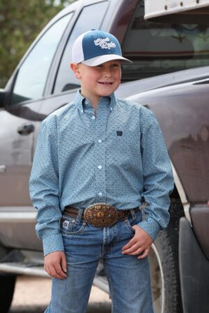 Boy s Button-Down Western Shirt